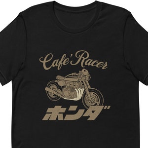 Cafe Racer Honda, Kanji T-Shirt, Honda Lover Shirt, Honda Motorcycle, Vintage Honda Bike Tee, Motorcycle Apparel, Honda CBX 750, Honda Shirt