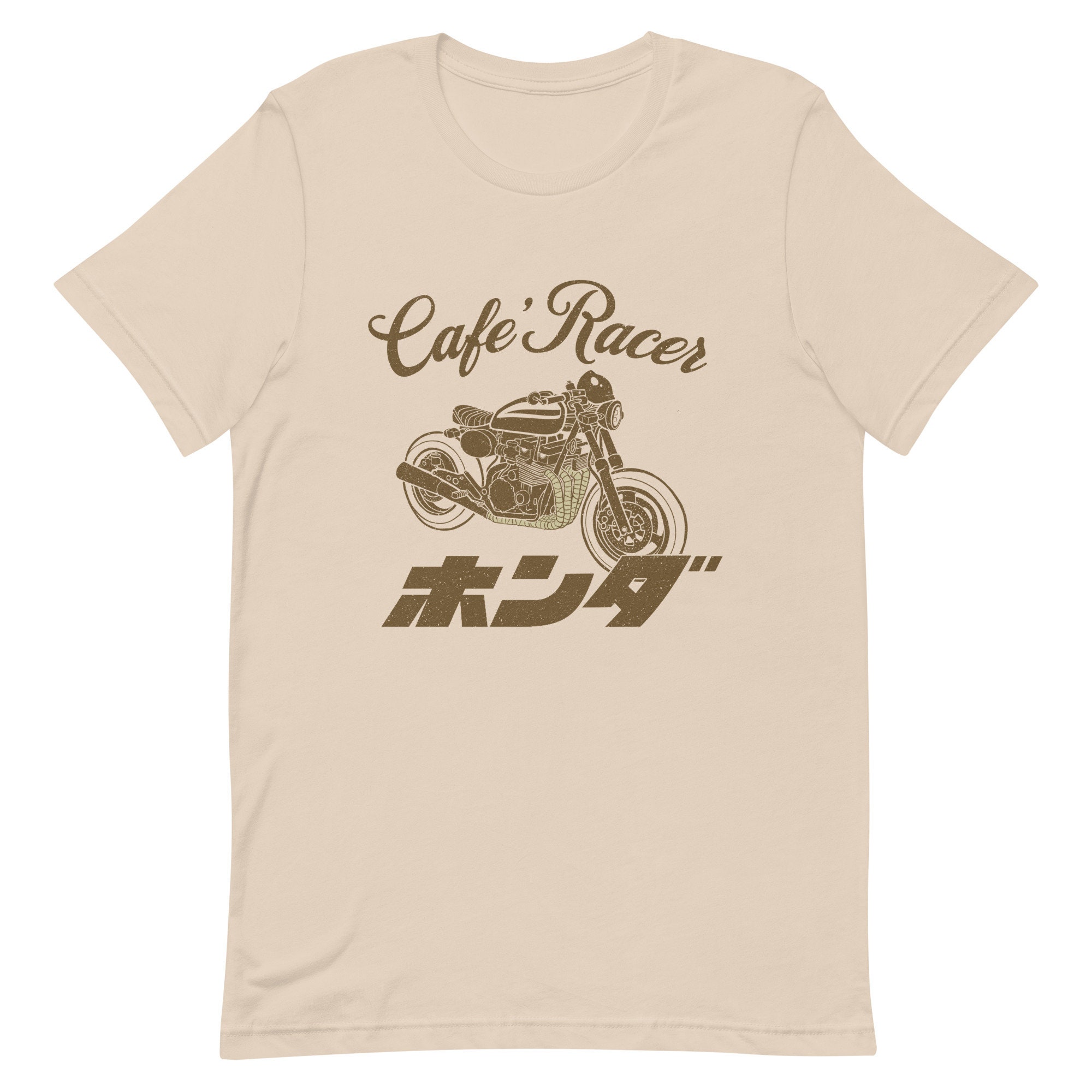 Tシャツ・カットソー HONDA MOTORCYCLE I Love Honda Ringer TshirtYelloew Cafe Racer Honda, Kanji T-shirt, Honda Lover Shirt, Honda