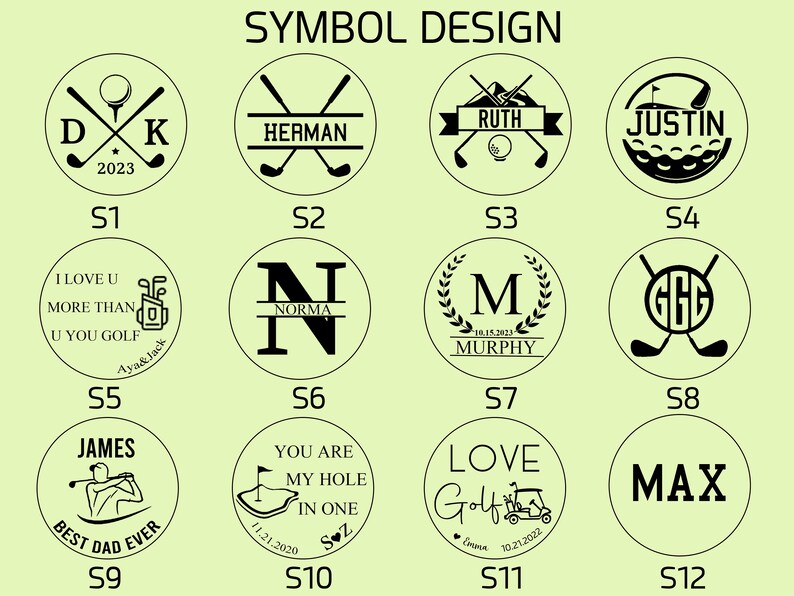 Personalized Golf Divot Tool Marker Custom Golf Divot Repair Etsy UK