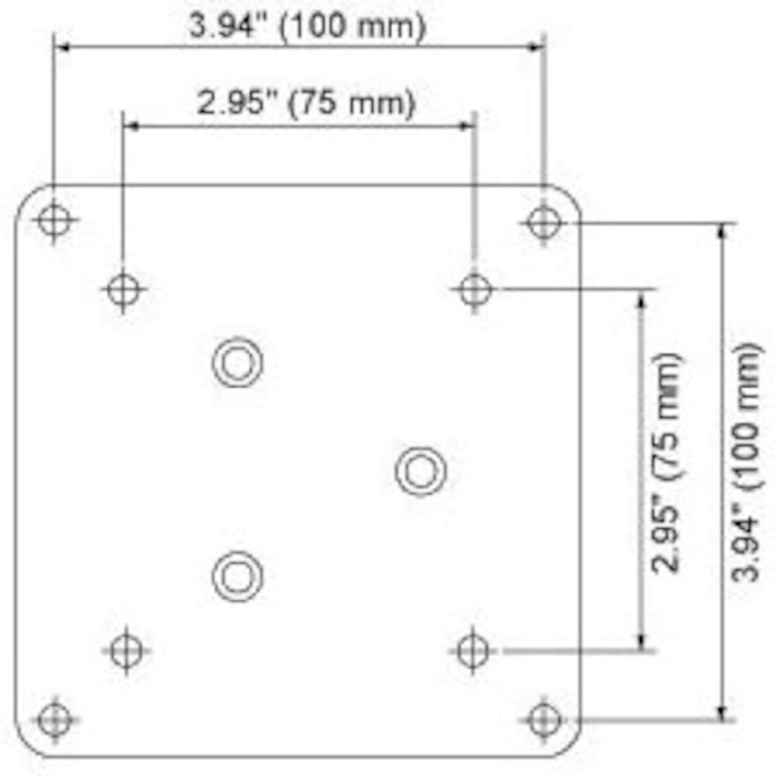 Samsung Curved Monitor VESA Adapter Mount 24CRG50 LC24RG50 Etsy
