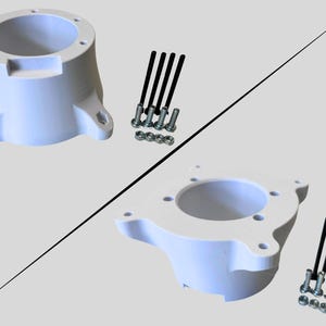 Pu&ograve; includere: Due distanziali per ruote di auto in plastica bianca con bulloni e dadi di montaggio. I distanziali sono progettati per aumentare la larghezza della carreggiata della ruota.