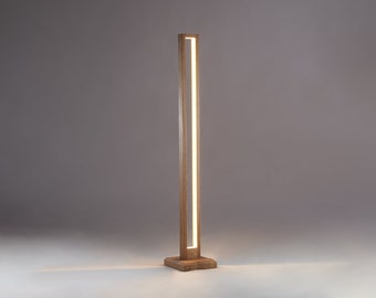 Floor Lamp, Wood lamp, Wood torchiere, Floor Light, Night light, Accent Lamp, LED lamp, Modern floor lamp, Stehlampe holz, Lampadaire