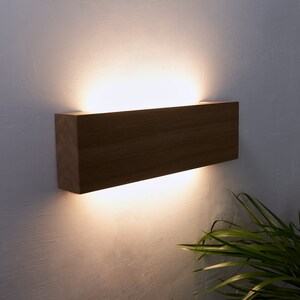 Wooden wall Lamp, modern wall Lamp, Wood lamp, Wall Light, Nightlight, Accent Lamp image 8