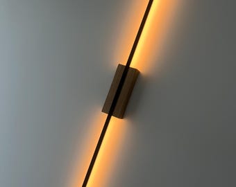 Modern wooden oak wall lamp, wooden sconce minimalist design wall light, a perfect blend of natural beauty and functional design