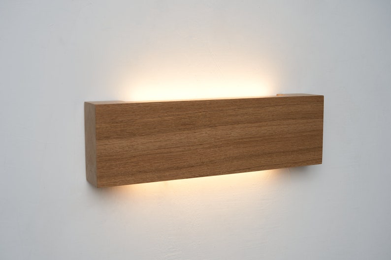 Wooden wall Lamp, modern wall Lamp, Wood lamp, Wall Light, Nightlight, Accent Lamp image 4