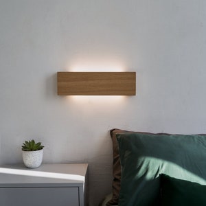 Wooden wall Lamp, modern wall Lamp, Wood lamp, Wall Light, Nightlight, Accent Lamp image 7