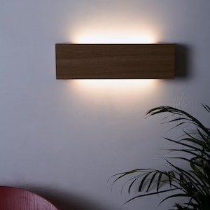 Wooden wall Lamp, modern wall Lamp, Wood lamp, Wall Light, Nightlight, Accent Lamp image 5