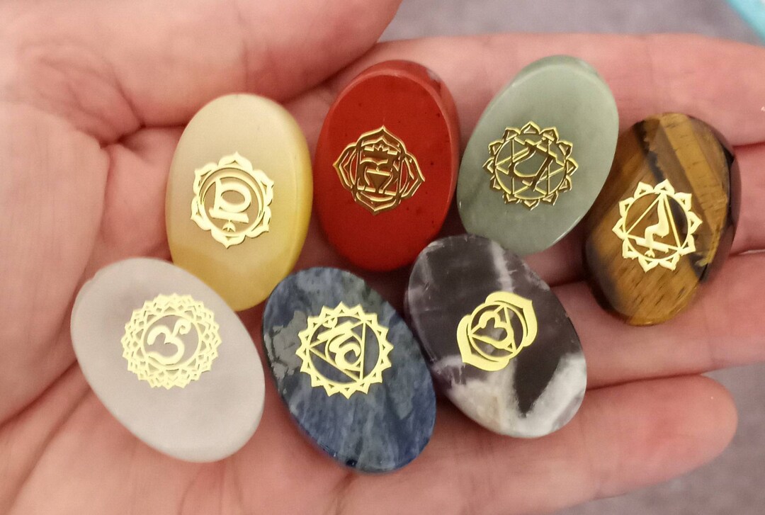 Chakra Runes Gemstones - Etsy