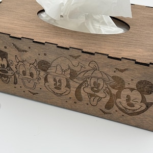 Disney Theme Mickey and Friends Halloween Kleenex Box Cover