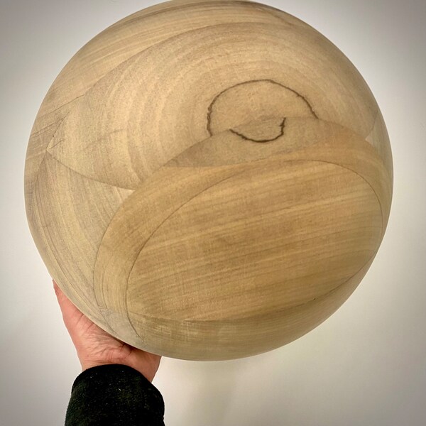 Wood Ball Ornaments Etsy