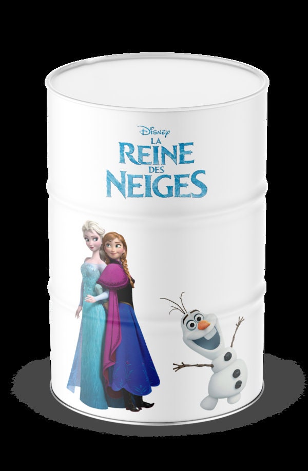 Baril Décoratif Le Reines Des Neiges