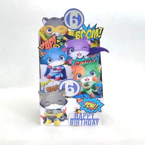 Happy birthday 6 year old pop up card