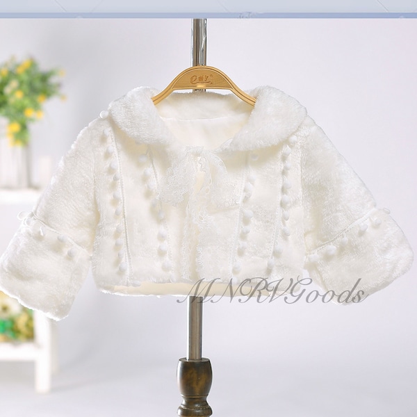 childrens faux fur shawl