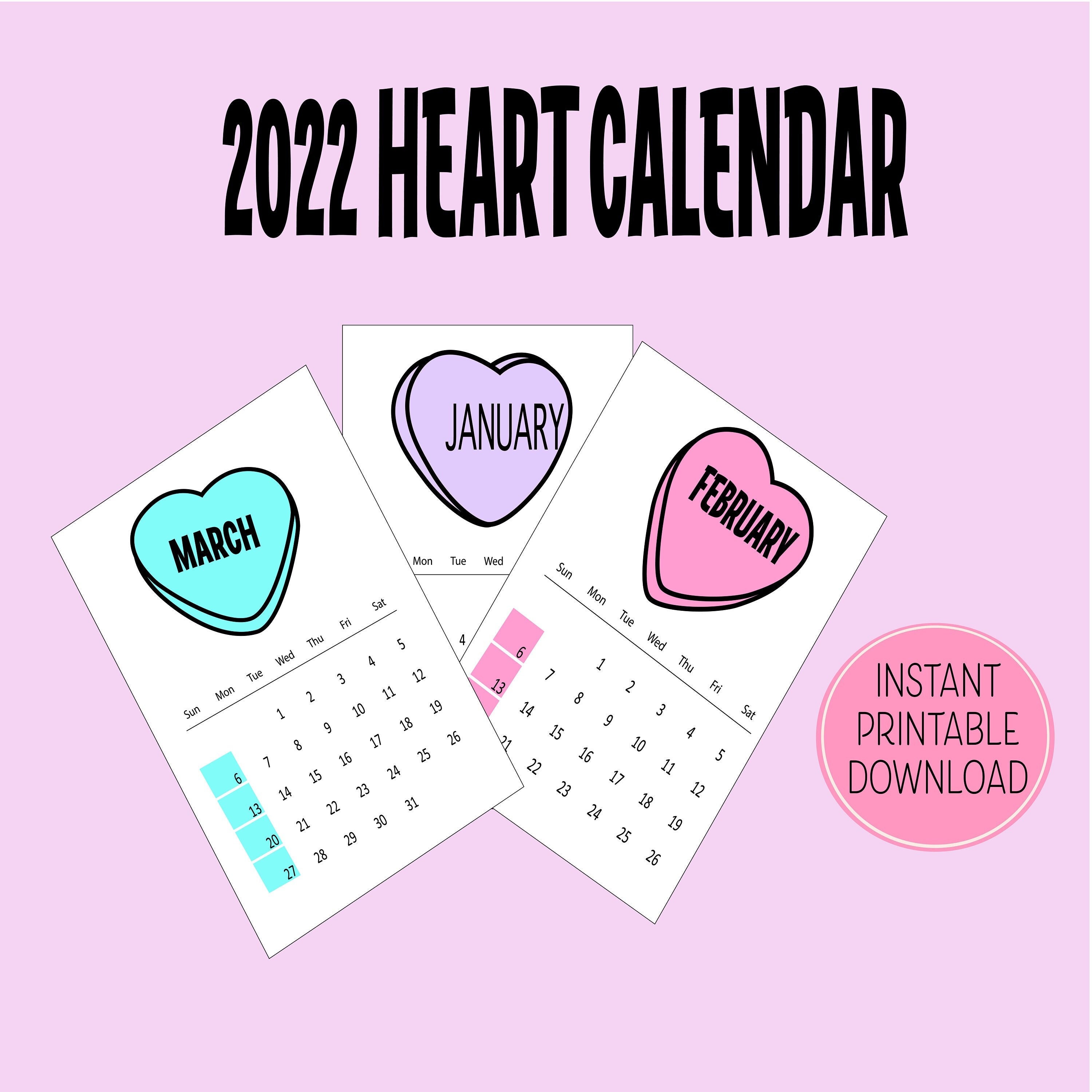2022 monthly calendar portrait printable calendar template etsy