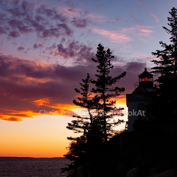 Instant Download - Acadia National Park, Bass Head Harbor Lighthouse