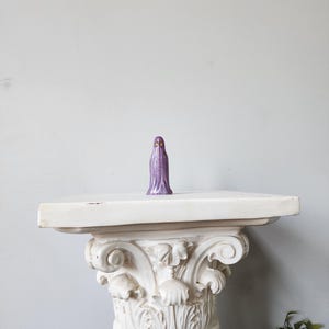 Purple Ghost, ghost figurine, Halloween ghost, spooky gift, ghost statue