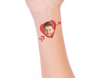 Custom Face Temporary Tattoo: Party Favor, Funny Gift