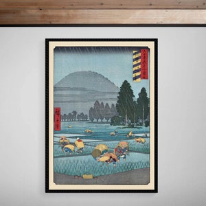 Ono, Distant View of Mount Daisen in Hoki Province • Utagawa Hiroshige 歌川広 • Giclée Print