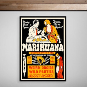 Marihuana Fotografie • 1930 • Giclée Druck