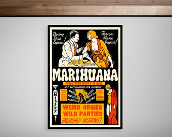 Marihuana Propaganda • 1930's • Giclée Print