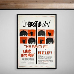 Los Beatles • Hard Days Night • Ayuda • 1965 • Impresión Giclée