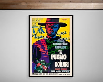 A Fistful of Dollars • 1964 • Italienische Veröffentlichung • Giclée Druck