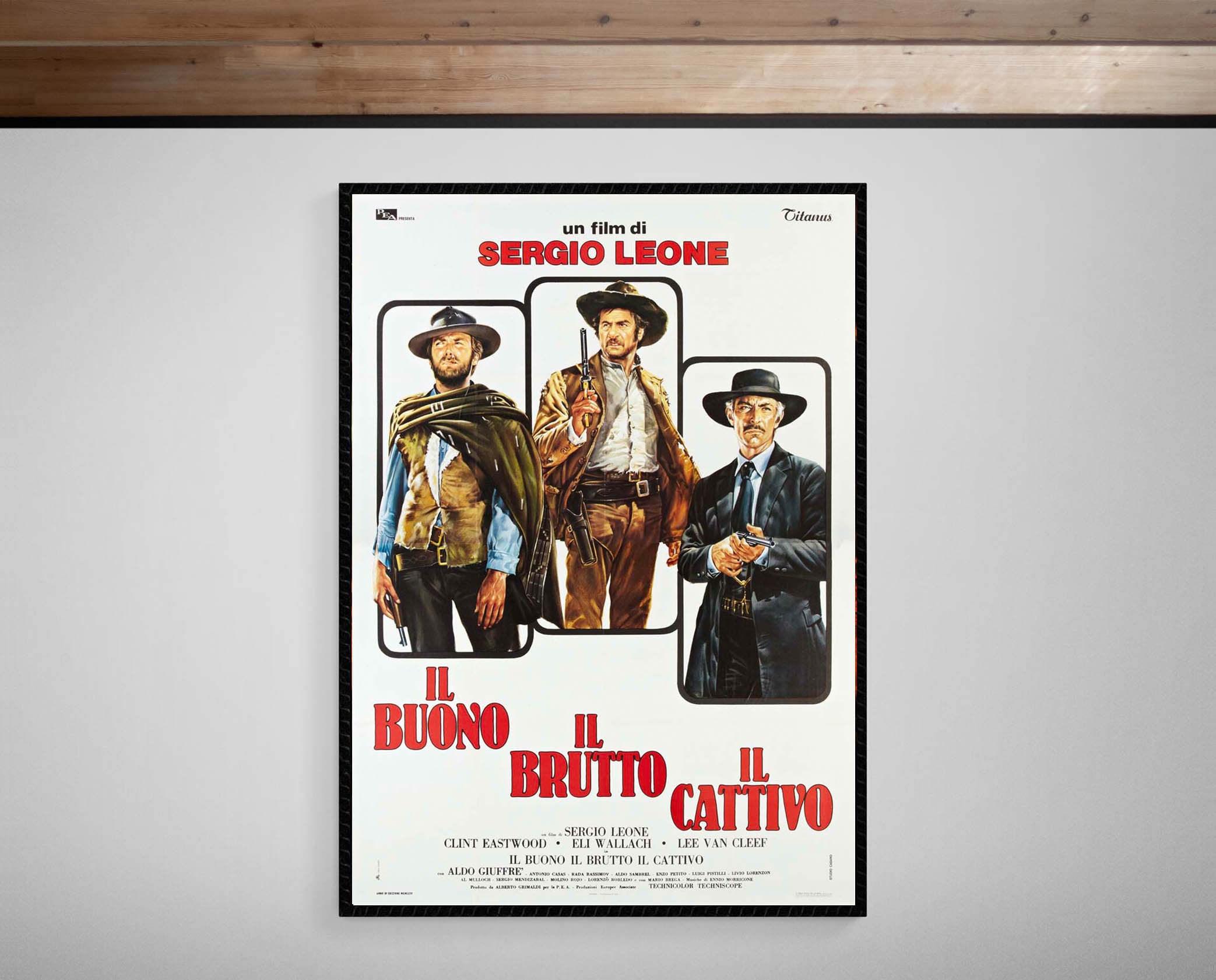 The Good, the Bad and the Ugly • 1966 • Italienische Veröffentlichung • Giclée Druck