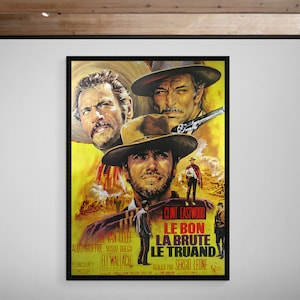 The Good, The Bad and The Ugly • 1966 • French Release • Giclée Print