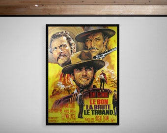 Das Gute, das Böse und das Hässliche • 1966 • Französische Veröffentlichung • Giclée-Druck
