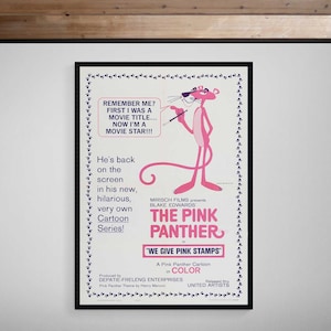 La panthère rose • Timbres We Give Pink • 1965 • Impression giclée