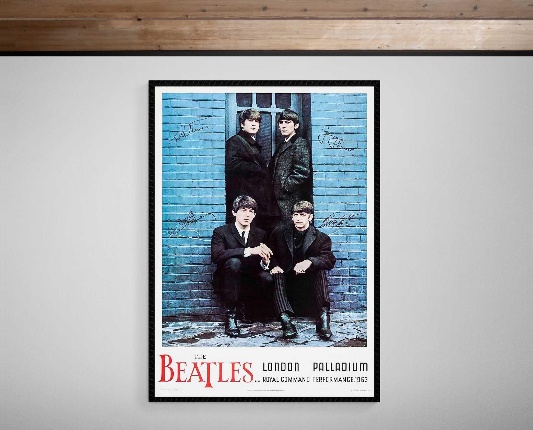ビートルズ • ロンドン・パラディアム • 1963 • ジクレー版画