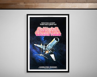 Quote Poster Movie Quote So Say Say We All Gift for Friends Battlestar Galactica BSG Quote Motivational Print Office Poster