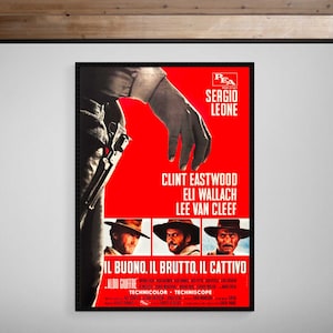 The Good, the Bad and the Ugly • 1966 • Italian Release • Giclée Print