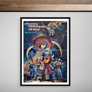 Transformers: La Película • 1986 • Estreno en Japón • Impresión Giclée