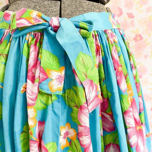 Creative Tropical Rainforest Unique Print High Rise Midi Skirt