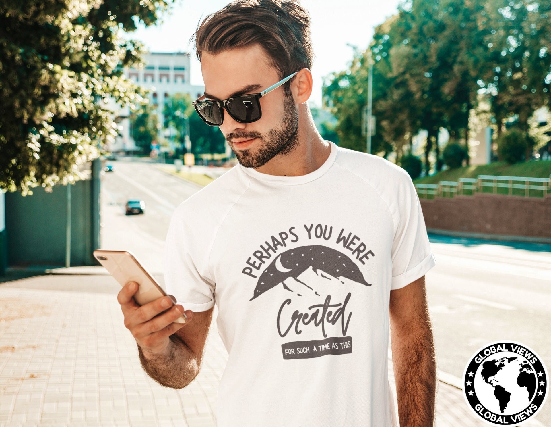 Christian Quotes Oversized Shirt 