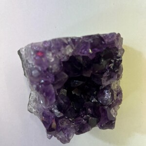 Amethyst Crystal Church Druzy Cluster Raw Stone Natural Healing Carving Deep Purple Crystal Uruguay