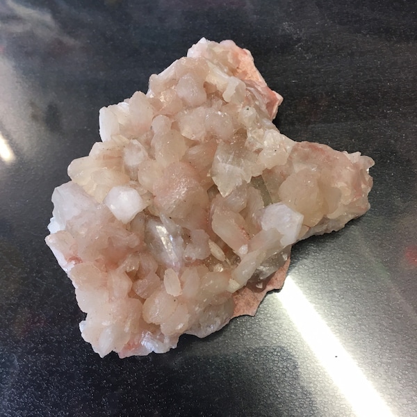Peach Stilbite Crystal Calcite Raw Specimen Natural Free Form Beautiful Free Form