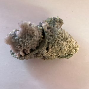 Grape Agate Crystal Raw Specimen Chalcedony Natural Mineral Green Blue Purple