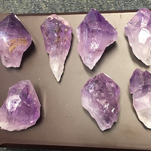 Amethyst Crystal Raw Point Deep Purple Colour Healing Natural Mineral
