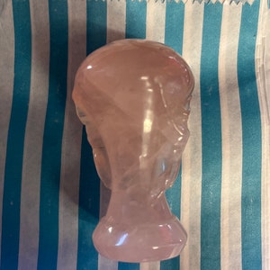 Rose Quartz Crystal World Cup Trophy Natural Pink Healing Mineral Display Piece Champions