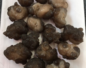 Cristal de calcedonia, trufa cruda, piedra de útero, bola de ágata panda, piedra mineral natural cruda, piedra de fertilidad para el embarazo