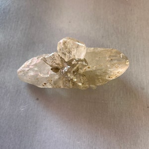 Selenit Kryształ Naturalny Surowy Gips Minerał Leczniczy Okaz Z Wyspy Sheppey Kent UK