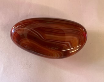 Sardonyx Cristal d'agate Motif naturel Pierre de palmier Cristal de forme libre Minéral Roche rubanée