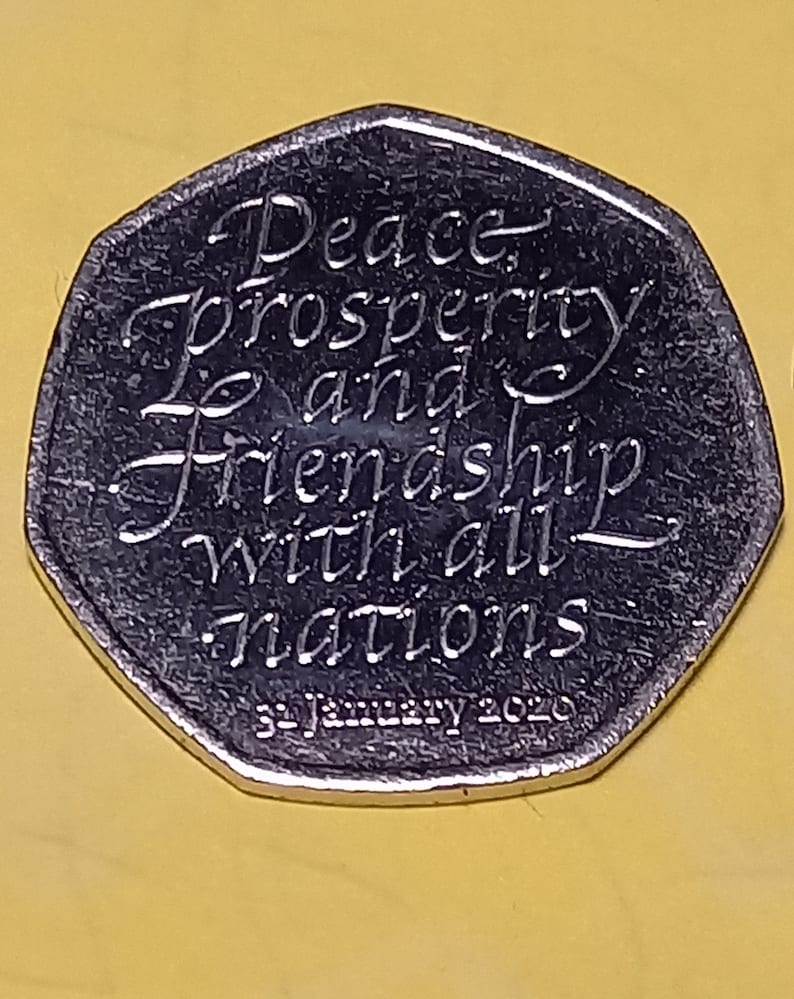 Rare Brexit 50p Coin Excellent Condition Peace Prosperity And rare-brexit-50p-coin-excellent-condition-peace-prosperity-and