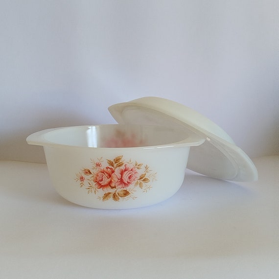 Cocotte vintage Arcopal Fleurs des champs