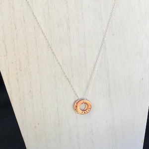 JW Baptism / JW Pioneer School Rondelle Necklace and Earring set, personalized