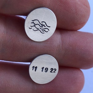 JW Personalized, Hand Stamped Cufflinks