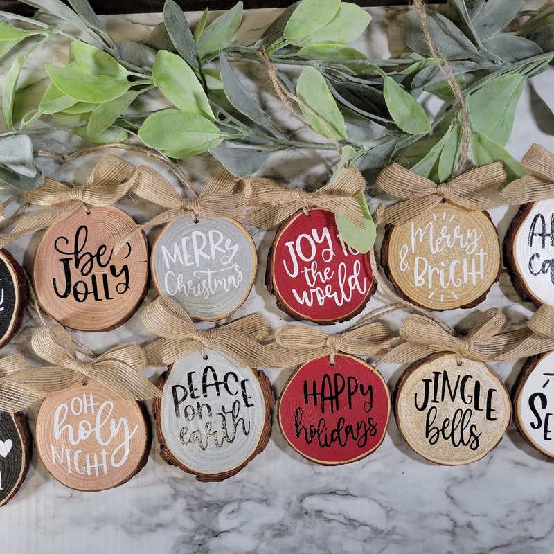 Rustic Green Ornaments