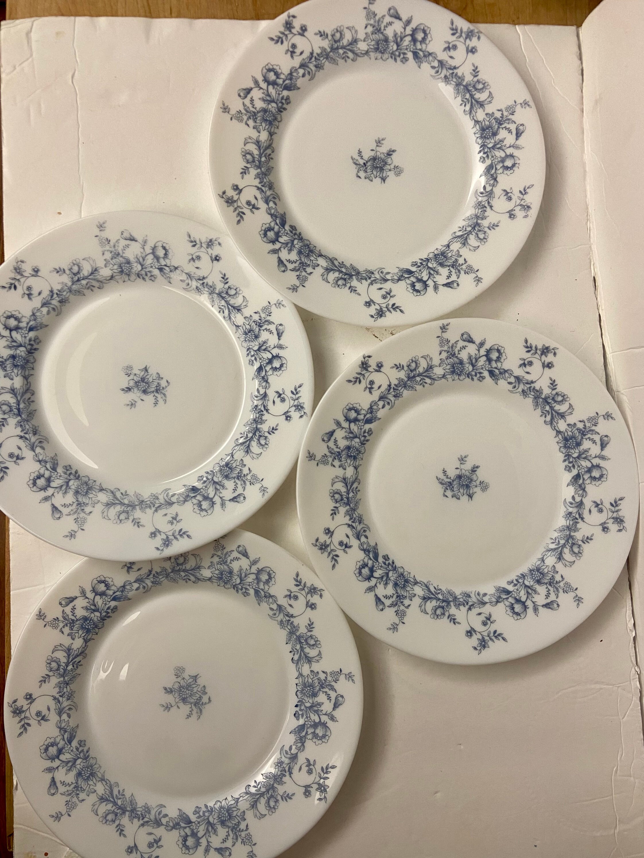 Vintage Arcopal Glenwood Floral Plates and Mugs Etsy